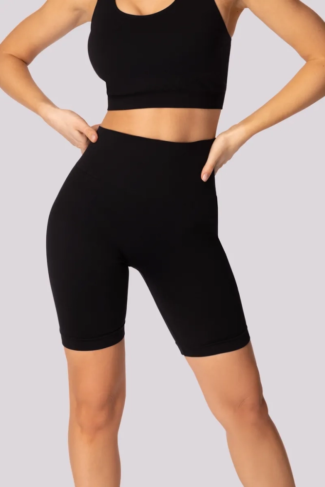 Schwarze Biker Shorts