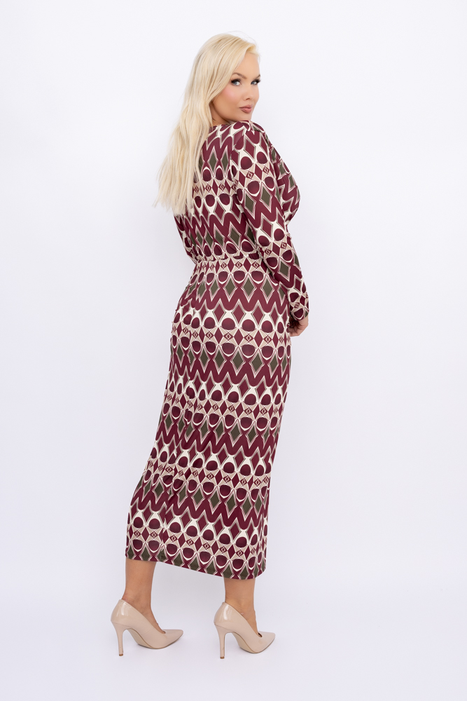 Vestido arrugado Wzór 3