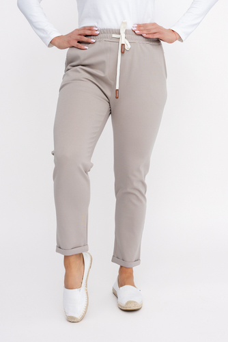 Pantalones de chándal beige