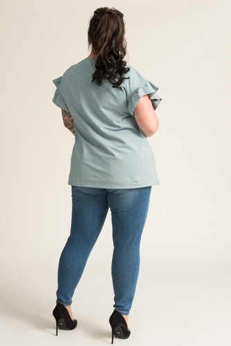 Dove Blue BELLO Blouse
