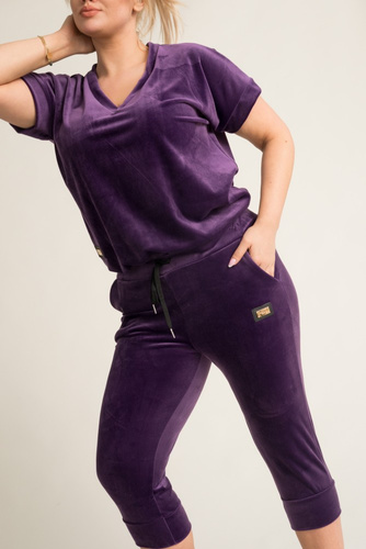 Purple MILKIN Velour Set