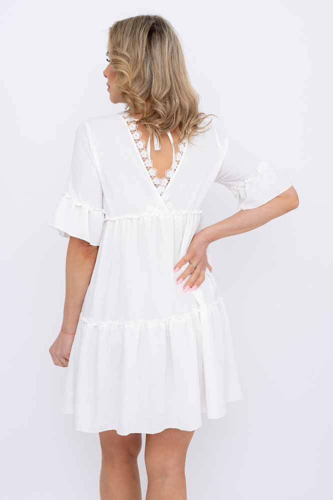 Biała Sukienka SENTI