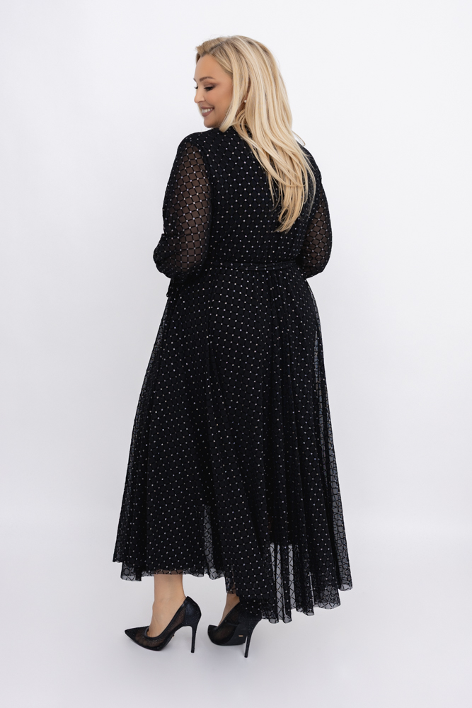 Black Mesh Dress Design 2