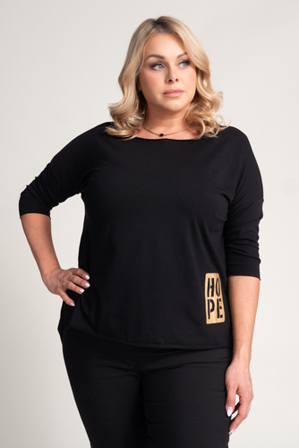Black HOPE Blouse
