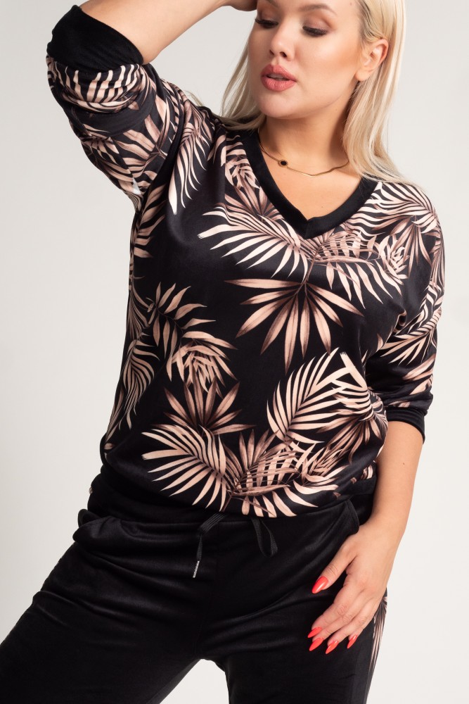 Velour Tracksuit Set