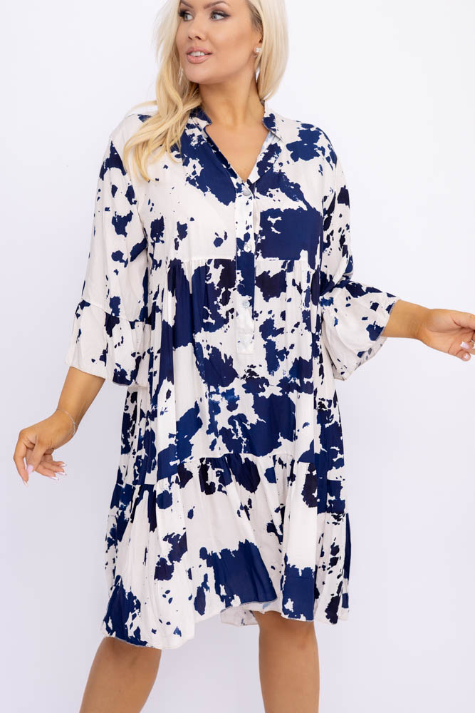 Sukienka z falbaną HERIA Wzór 3