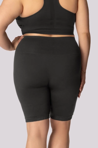 Short motard gris