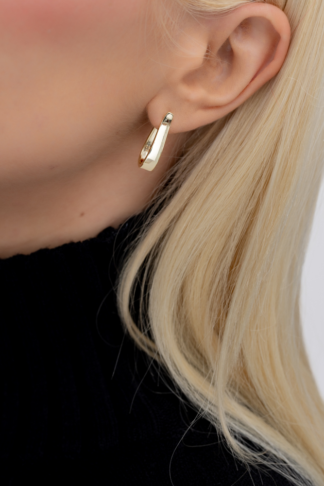 Boucles d'oreilles à vis en forme de coquillage