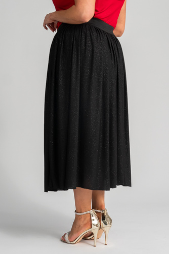  Black TENDIO Brocade Skirt
