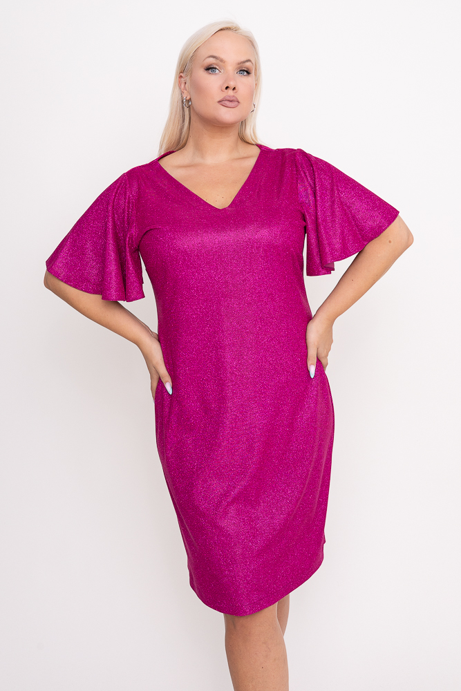 Fuchsia Glitter Dress