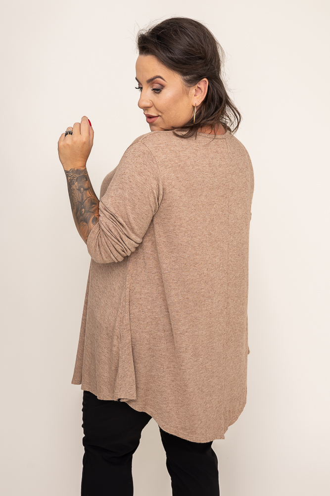 Camelowy Sweter VERGEMO