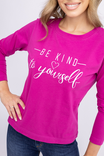  Fuchsia Bluse