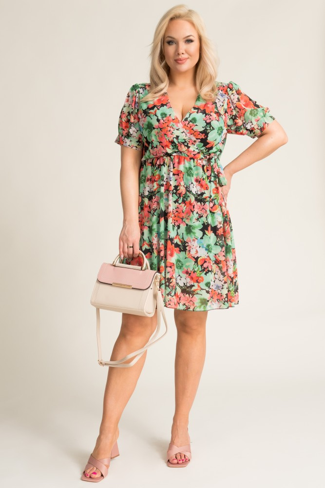 SENTIGA floral dress Pattern 1