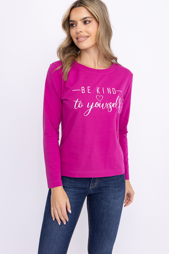  Fuchsia Bluse