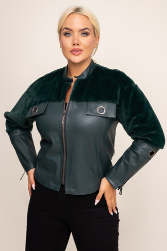 Veste vert bouteille Modèle 2