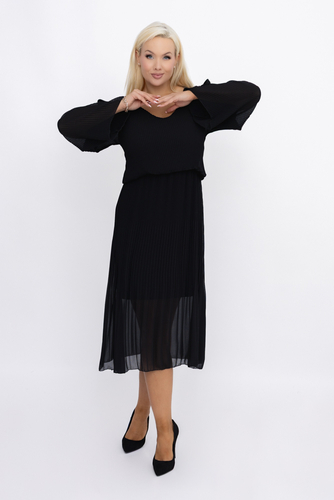 Black Chiffon Dress