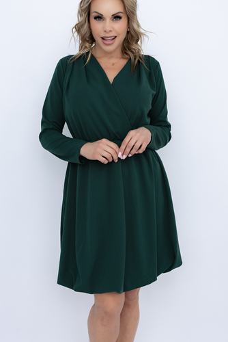 Rochie verde sticlă
