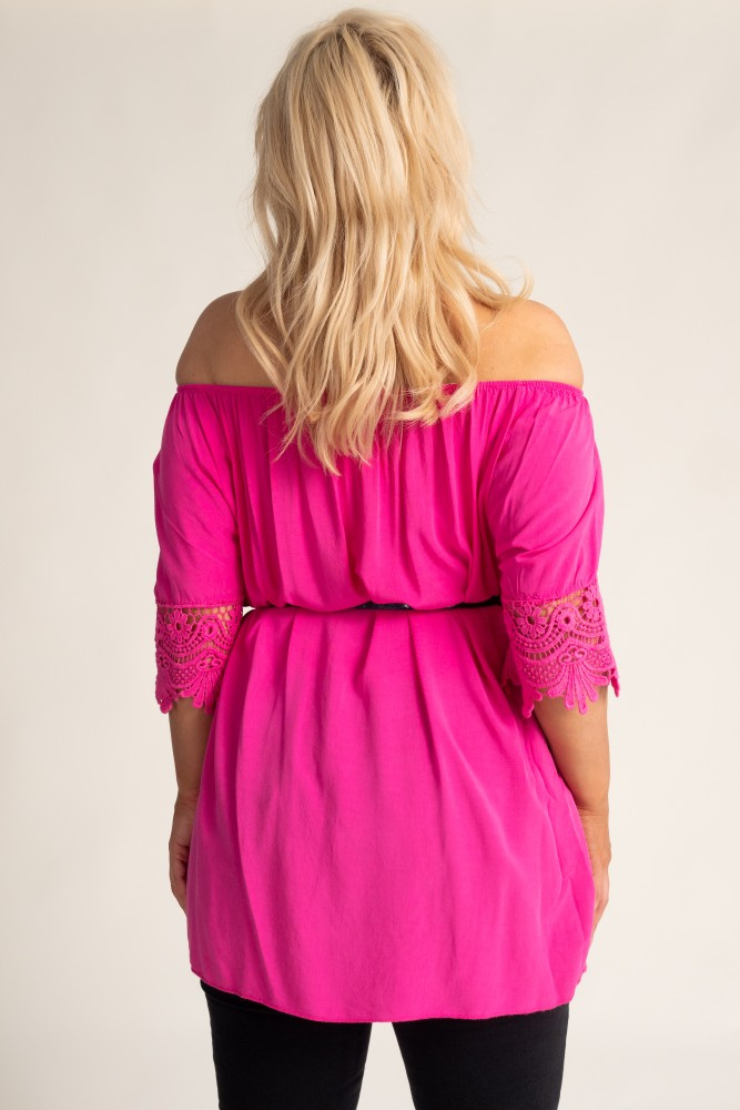 Pink Blouse with Embroidery BERGAMO