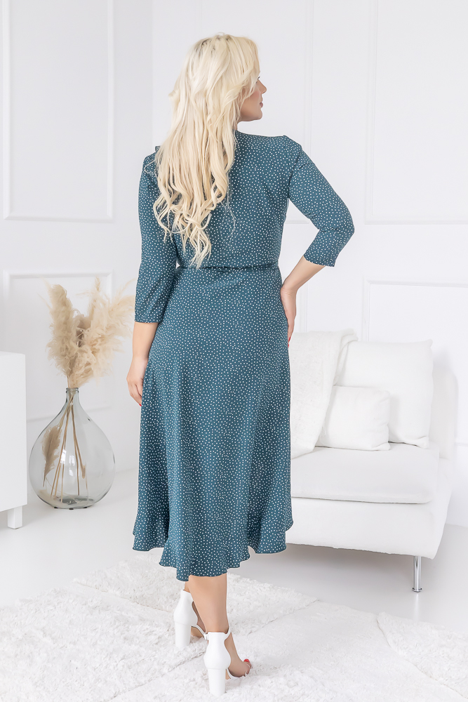 Envelope Dress with Waist Tie