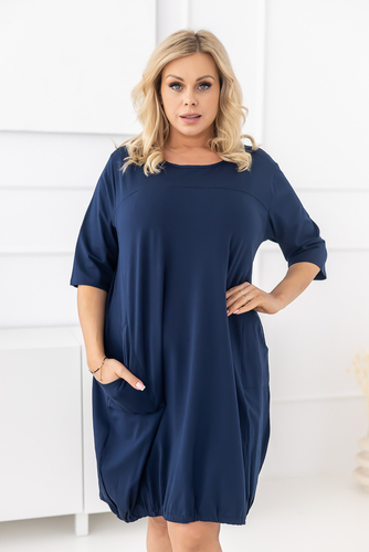 Rochie albastru marin