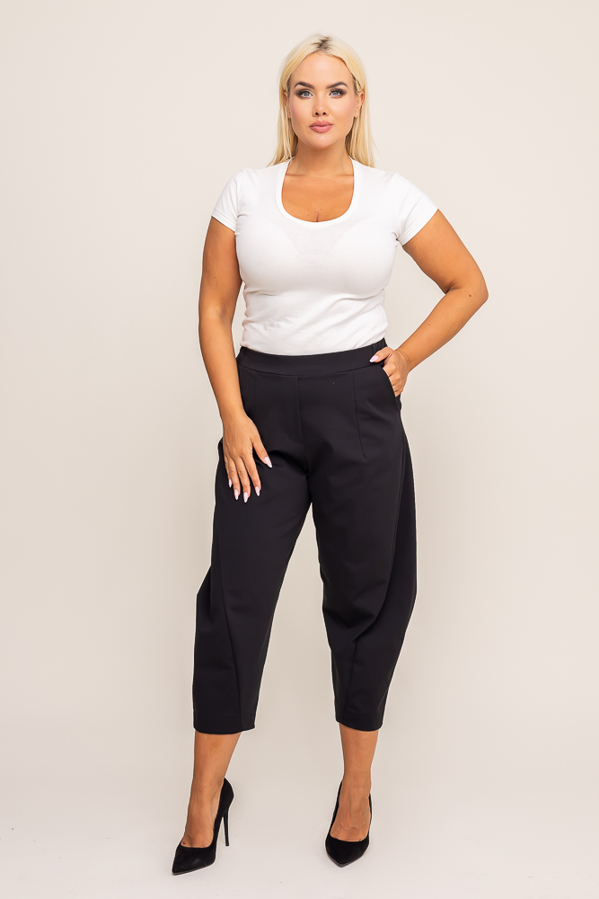 Czarne Spodnie 7/8 ARTERIO