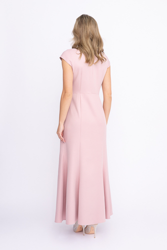  Vestido Glitter rosa empolvado