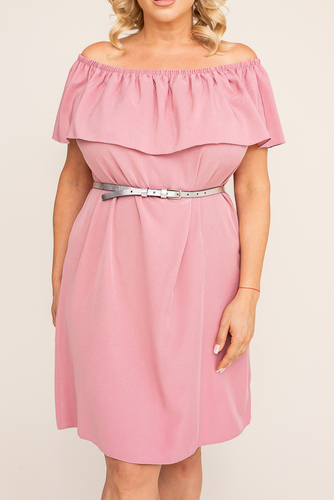 Robe rose poudré
