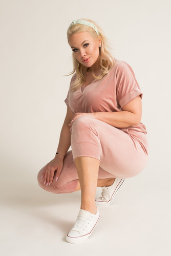 Powder pink MILKIN velour set