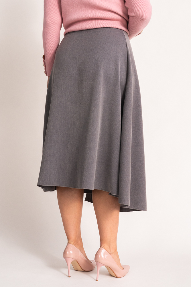 Grey VELEMY Skirt