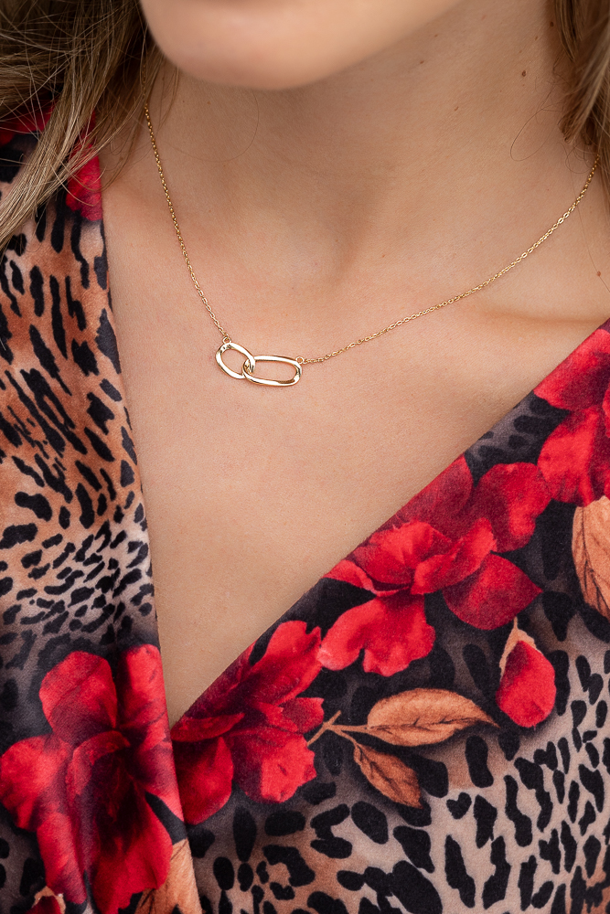 Collier en argent plaqué or