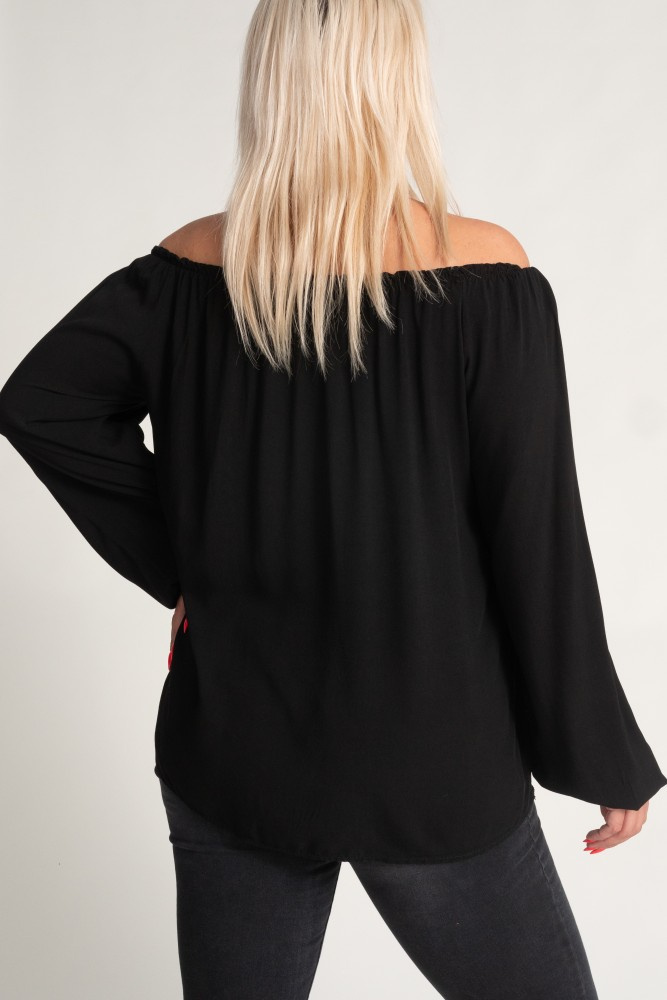 Black Blouse by VISKIO