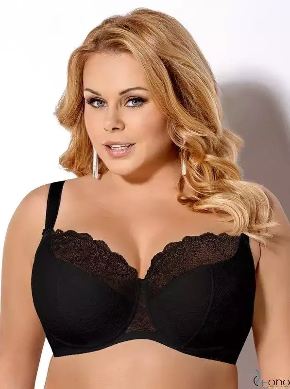 K357 semi-padded bra black BLANCA