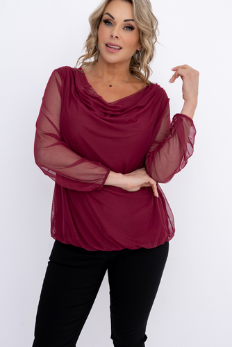 Blusa de malla Wzór 2