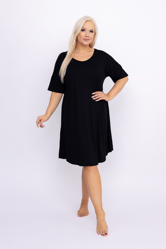 Nightgown negru