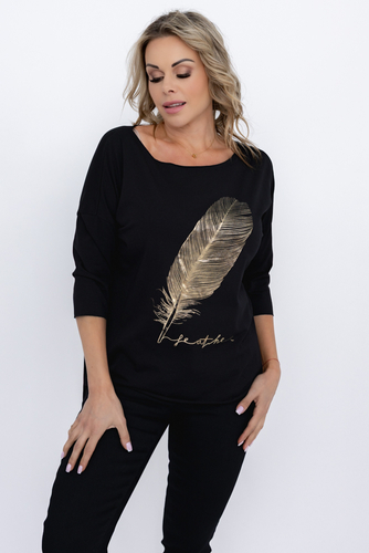 Schwarze Bluse Muster 3