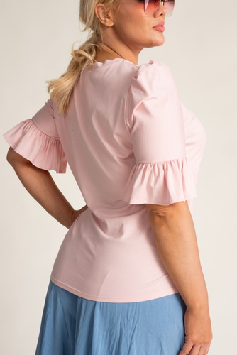 Powder Pink Blouse MALIO