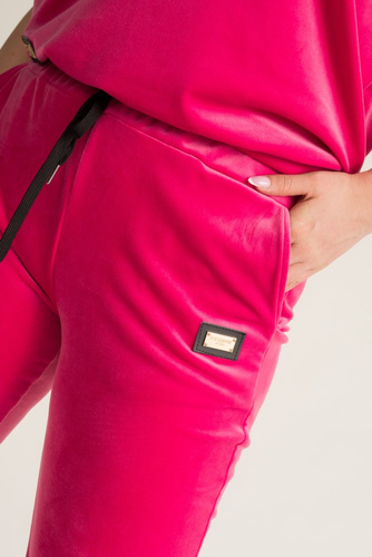 Fuchsia MILKIN Velour Set