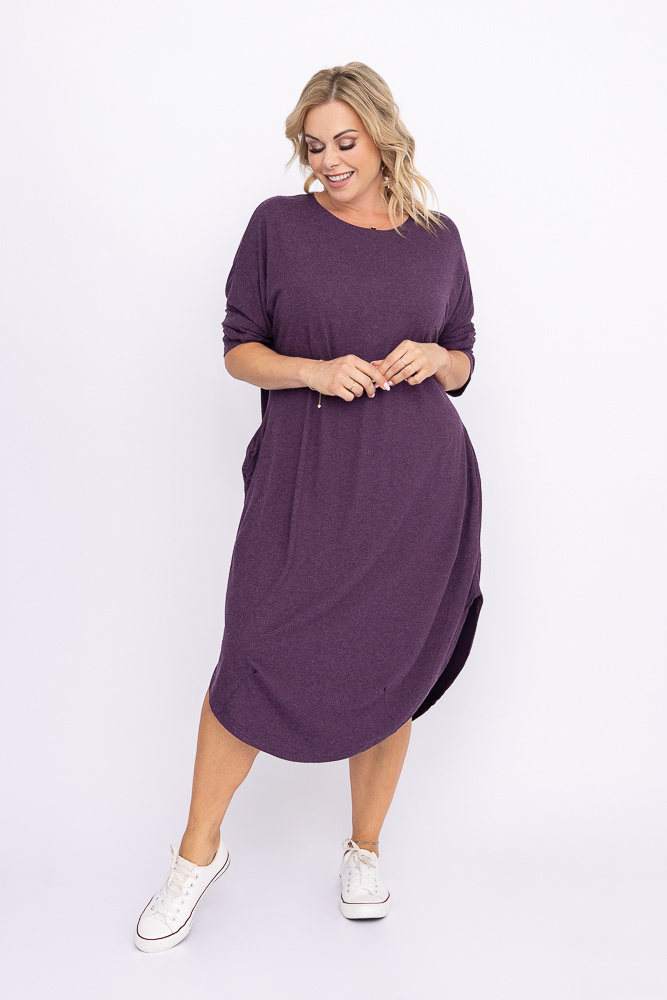 Fioletowa Sukienka DONNA