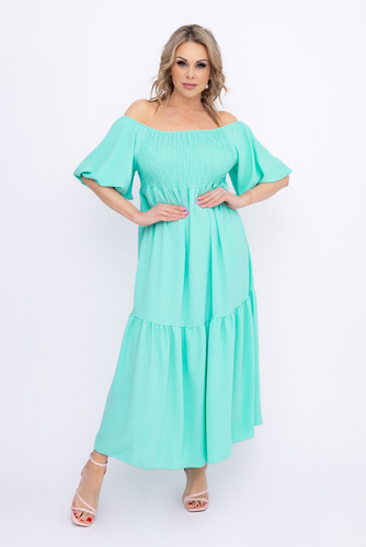 Miętowa Sukienka FINURI