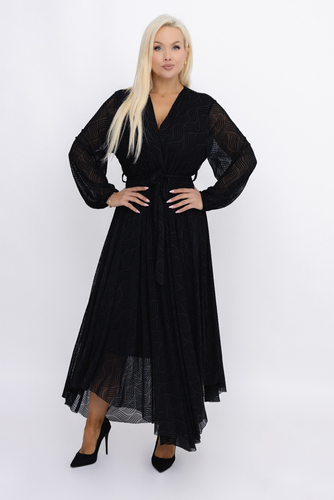 Rochie din plasă neagră Model 1