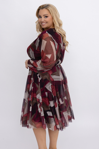  Sukienka siateczkowa Wzór 4