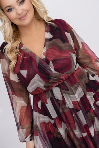  Sukienka siateczkowa Wzór 4