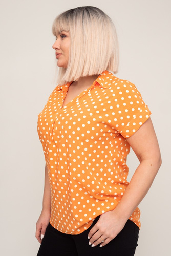 Orange LUNARI Blouse