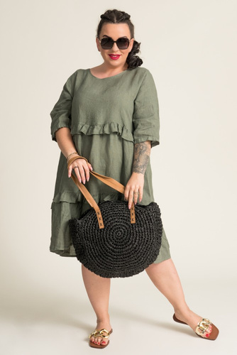 Black STRANDO Braided Handbag
