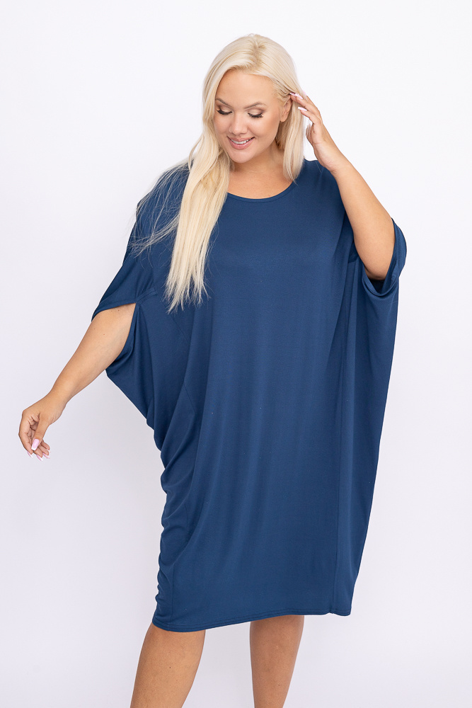 Blue POLK Dress
