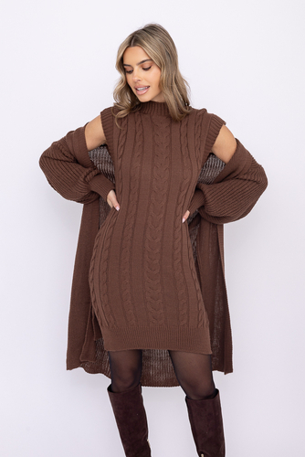 Ensemble de pulls en chocolat