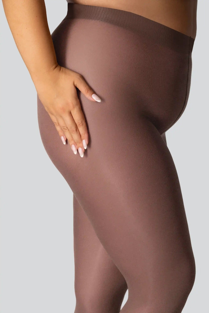 Rajstopy ELIZABETH I Plus Size OBSIDIAN