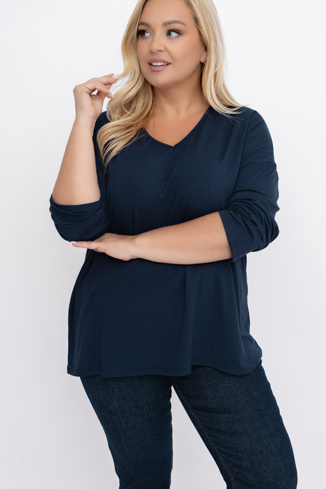 Blusa cereza con escote corazón