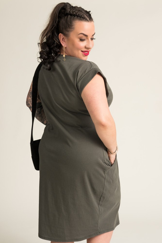  Khaki Welt Dress IVETTA