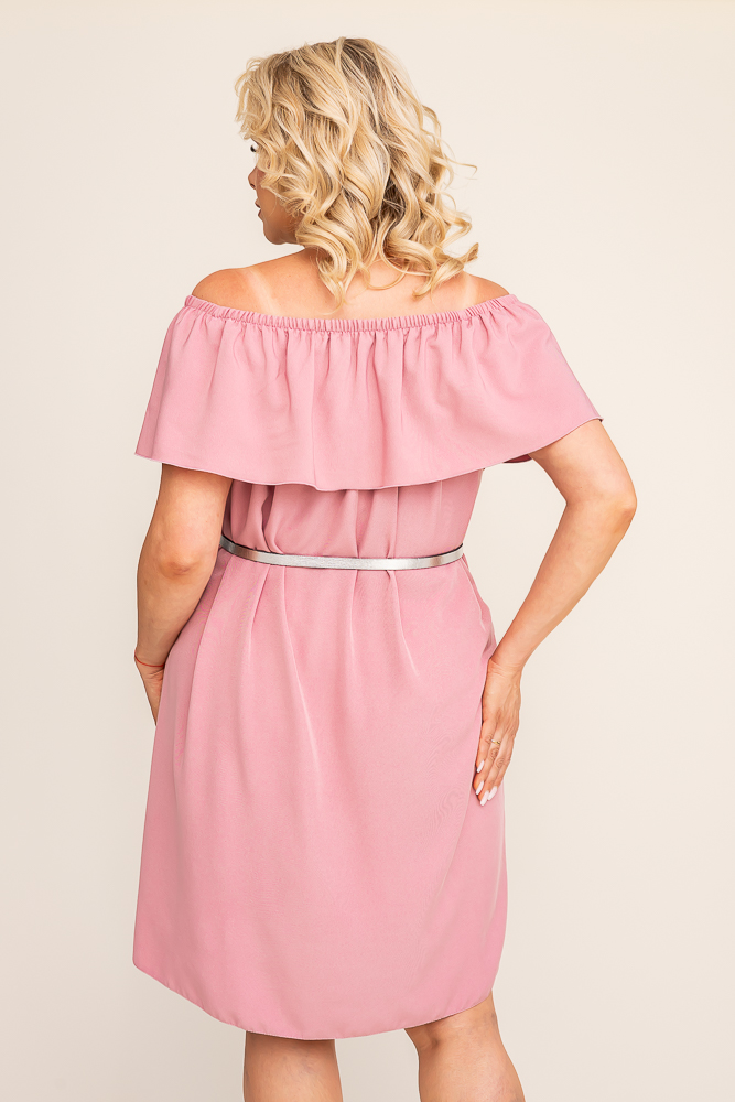 Puderrosa Kleid